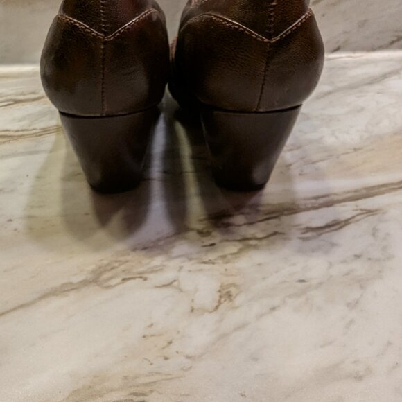 Indigo by Clarks Leather Slip On Rocker Heel - Picture 6 of 7